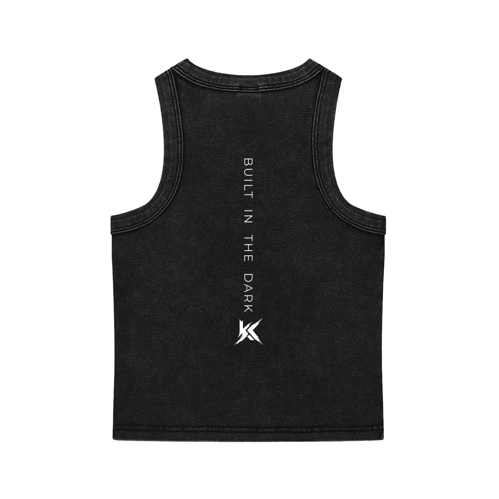 Cropped Tank – Vintage Black
