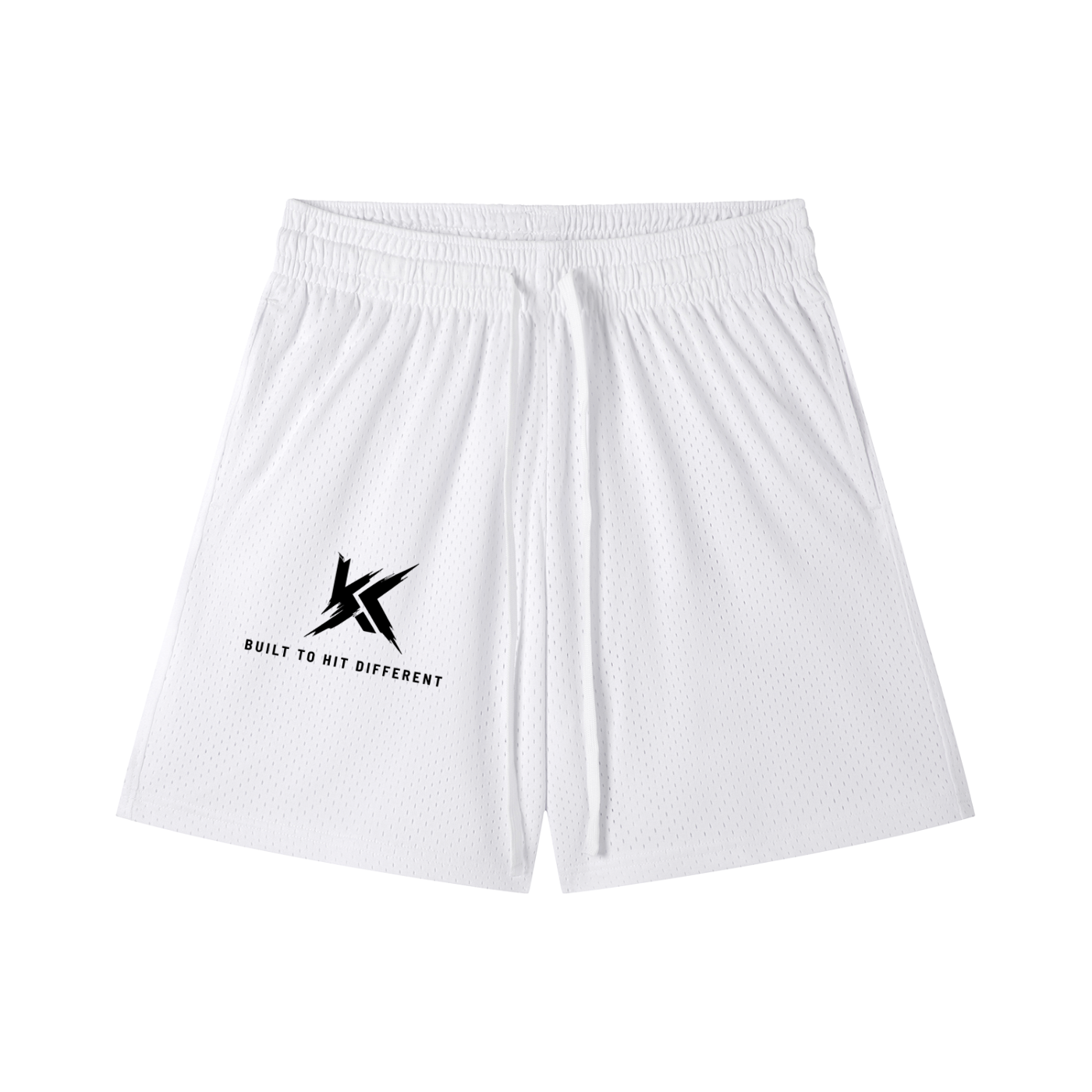 Mesh Drawstring Shorts