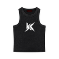 Cropped Tank – Vintage Black
