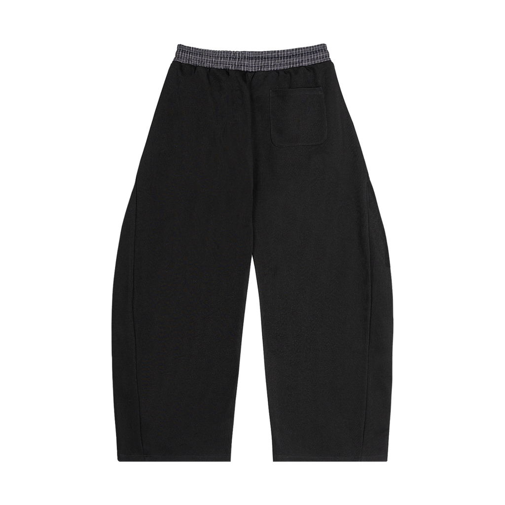 Contrast Waist Barrel Sweatpants