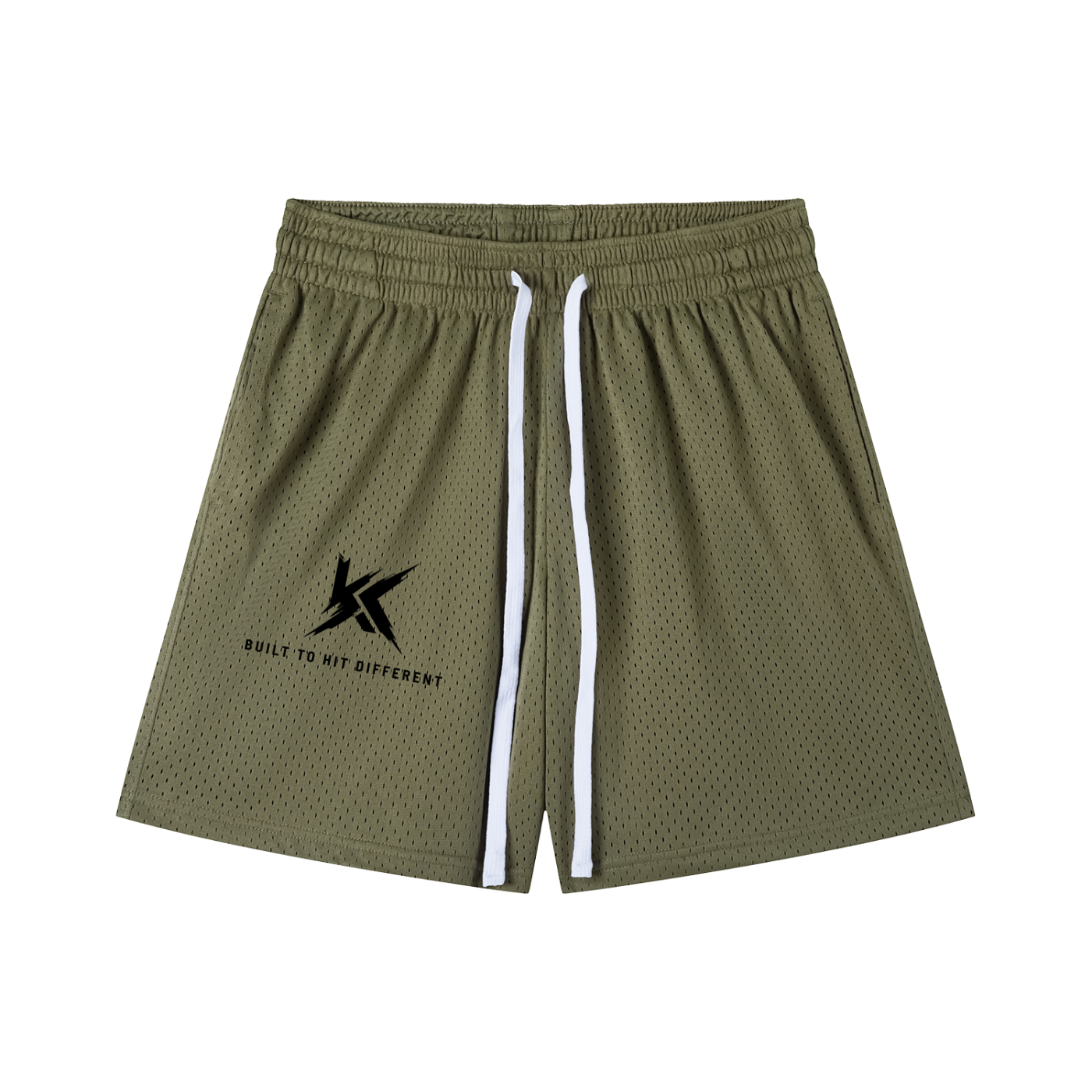 Mesh Drawstring Shorts