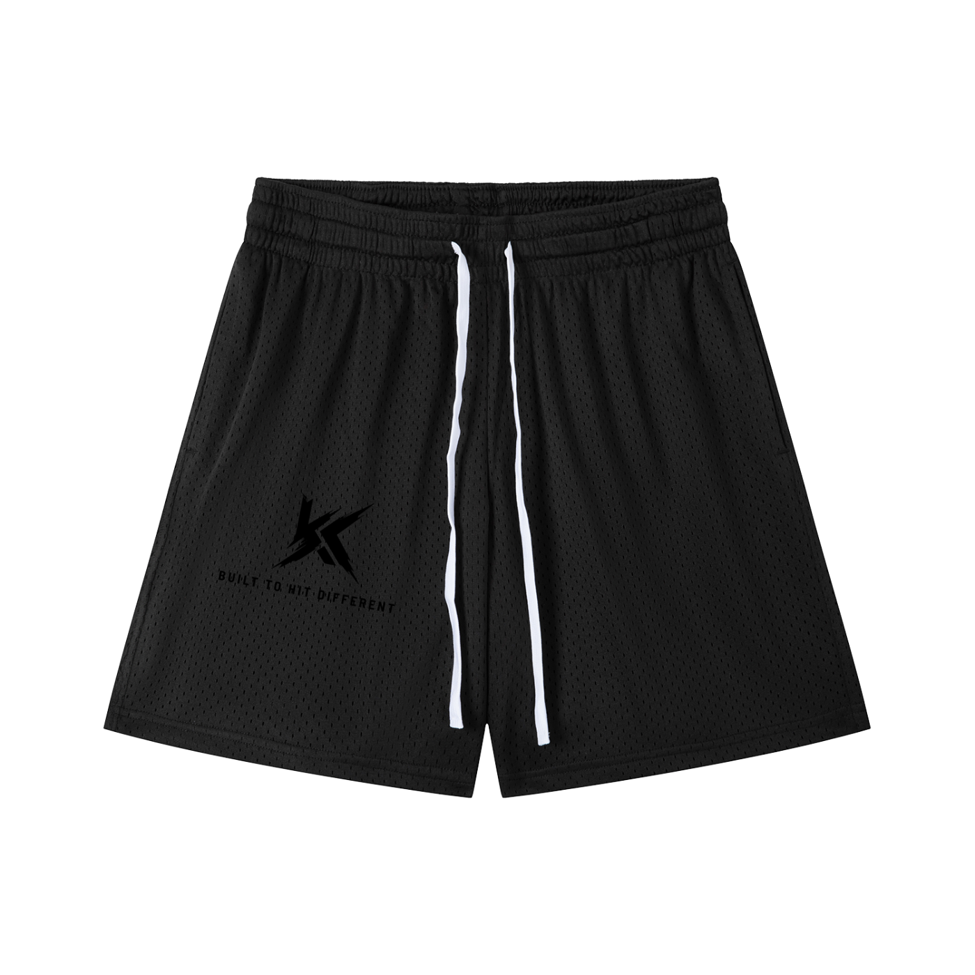 Mesh Drawstring Shorts