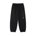 Black sweatpants with a KYRONIX logo on 