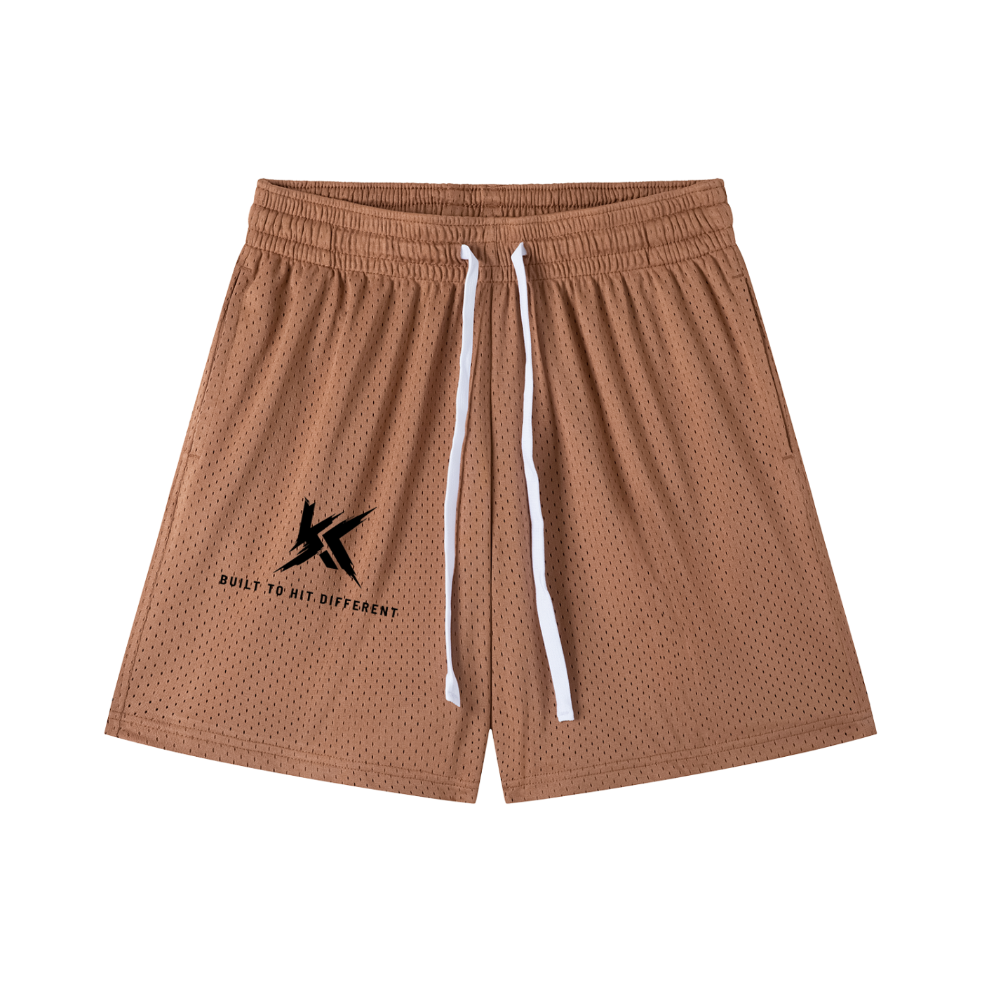 Mesh Drawstring Shorts